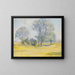Summer Landscape IV - Julian Klein von Diepold — framed artwork on a wall