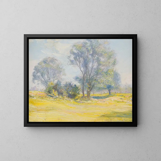 Summer Landscape IV - Julian Klein von Diepold — framed artwork on a wall