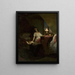 Scene of genre: Premonition of the night - Julian Maszyski — framed artwork on a wall