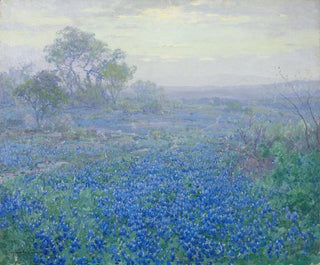A Cloudy Day, Bluebonnets near San Antonio, Texas - Julian Onderdonk — artwork view