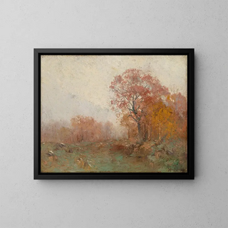 A November Morning - Julian Onderdonk — framed artwork on a wall