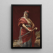 La Tragédienne - Julian Russel Story — framed artwork on a wall