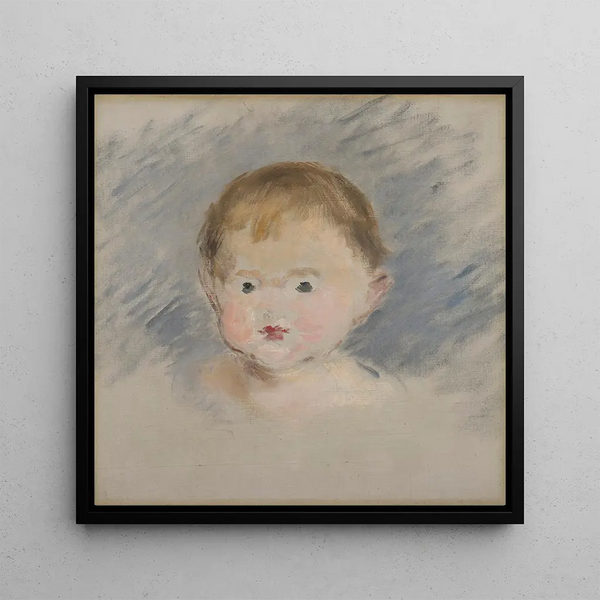 Julie Manet at fifteen months - Édouard Manet — framed artwork on a wall