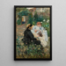 In the Garden - Julie Delance-Feurgard — framed artwork on a wall