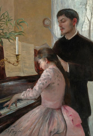 The Piano Lesson - Julie Delance-Feurgard — artwork view