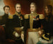 The General Léopold Hugo with two of his brothers and his son Abel in Restoration uniform - Julie Hugo — artwork view