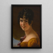 Portrait of Adèle Foucher - Julie Hugo — framed artwork on a wall