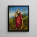 Sainte Catherine d'Alexandrie - Julie Mihes — framed artwork on a wall