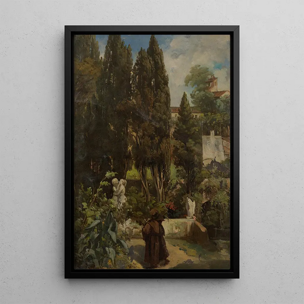 Villa d'Este - Julie Wilhelmine Hagen-Schwarz — framed artwork on a wall