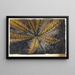 Leaf of horse chestnut - Julie de Graag — framed artwork on a wall