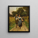 Untitled Painting - Julien Joseph Julien Jos — framed artwork on a wall