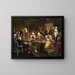 The Auction - Julien Léopold Boilly — framed artwork on a wall