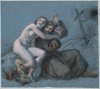 La Tentation de saint Antoine - Julien Léopold Boilly — artwork view