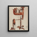 Abstract Painting - Julio González — framed artwork on a wall