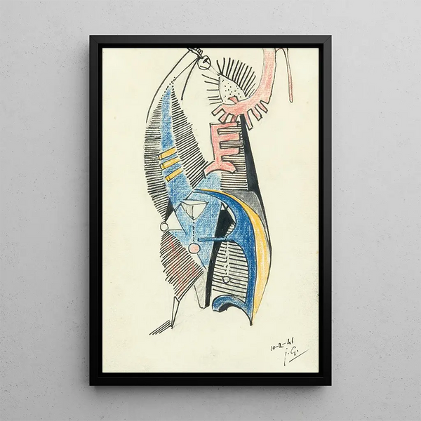 Composition - Julio González — framed artwork on a wall