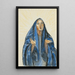 Woman praying - Julio González — framed artwork on a wall