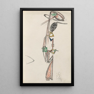 Project for sculpture - Julio González — framed artwork on a wall