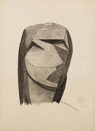 Head cubist - Julio González — artwork view
