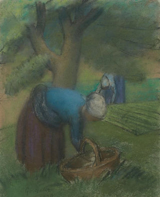 Julio Gonzlez Pola - Deux paysannes au verger Two peasants in the orchard.webp