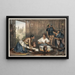 Les tortilleras - Julio Michaud — framed artwork on a wall