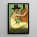 Dora la Cordobesa - Julio Romero de Torres — framed artwork on a wall