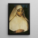 Nun - Julio Romero de Torres — framed artwork on a wall