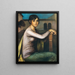 Andalusian sadness - Julio Romero de Torres — framed artwork on a wall