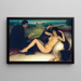 Venus of Poetry - Julio Romero de Torres — framed artwork on a wall