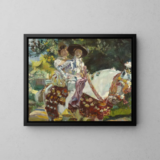 Valenciens - Julio Vila y Prades — framed artwork on a wall