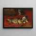 Cats - Julius Adam the Younger — framed artwork on a wall