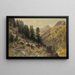 Autumn in the High Mountains - Julius Arthur Thiele — framed artwork on a wall