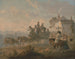 a carriage on a country road - Julius Caesar Ibbetson — artwork view