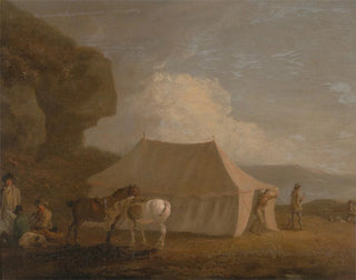 The Banquet of Shooting - Julius Caesar Ibbetson — artwork view
