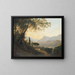Subiaco in Latium near Rome Italy - Julius Elsässer — framed artwork on a wall