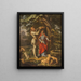 Couronnement d'un couple de chevaliers - Julius Erdmann August Naue — framed artwork on a wall