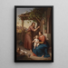 Marie et Joseph avec l'enfant Jésus - Julius Frank — framed artwork on a wall