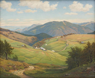 Hofsgrund sur la montagne Schauinsland - Julius Hübner — artwork view