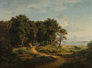 Danish Landscape Painting - Julius Hellesen — artwork view