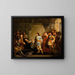 Mort du roi Jean d'Allemand, seigneur de Malandrin - Julius Josephus Gaspard Starck — framed artwork on a wall