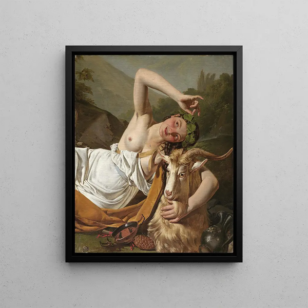 Bachique Painting - Julius Kronberg — framed artwork on a wall