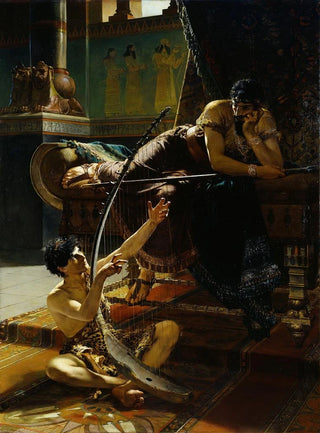 Julius Kronberg - David and Saul.webp