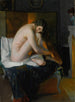 in front of the fire - Julius LeBlanc Stewart — artwork view