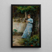 Pensées lointaines 1880 - Julius LeBlanc Stewart — framed artwork on a wall
