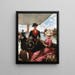 Full Speed Painting - Julius LeBlanc Stewart — framed artwork on a wall