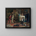 In the artist's studio - Julius LeBlanc Stewart — framed artwork on a wall