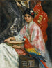 Lady with Parrot - Julius LeBlanc Stewart — artwork view