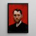 Portrait of the painter Charles Theriat - Julius LeBlanc Stewart — framed artwork on a wall