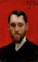 Portrait of the painter Charles Theriat - Julius LeBlanc Stewart — artwork view