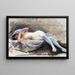 Nude reclining - Julius LeBlanc Stewart — framed artwork on a wall