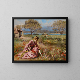 The First Spring - Julius LeBlanc Stewart — framed artwork on a wall